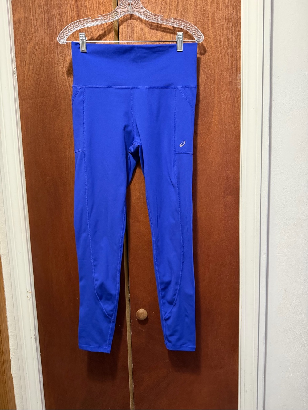 Asics Women's High-Waist Blue Athletic Leggings